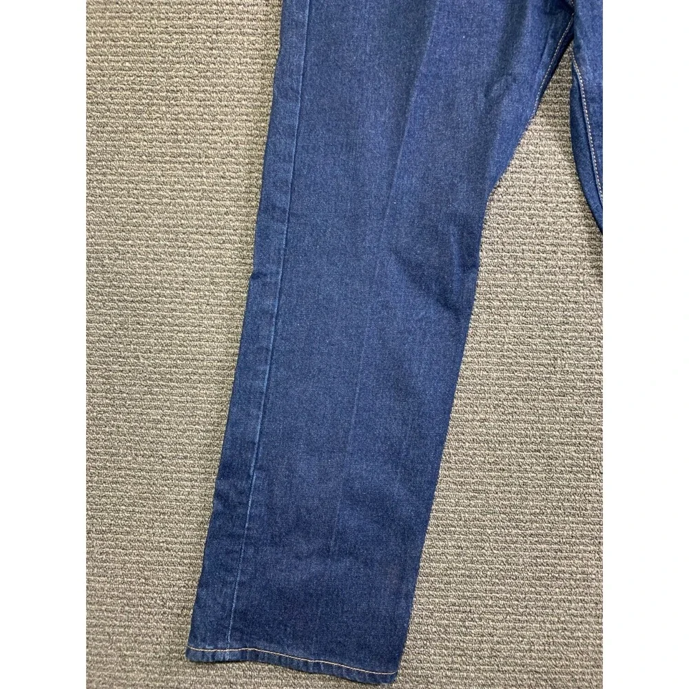 Levi's 501 Mens Jeans 38x30 Blue Denim Button Fly Straight Leg Regular Fit